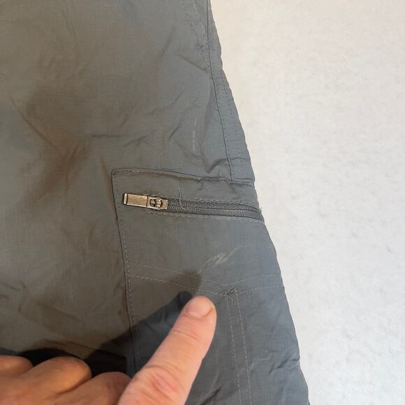 Columbia Omni Shade Cargo Shorts Men 40W Grey Pockets Quick Dry Swim to Golf - Picture 4 of 16